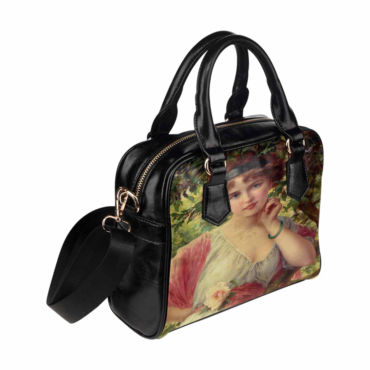 Victorian Lady design handbag, Mod 19163453, A SUMMER ROSE