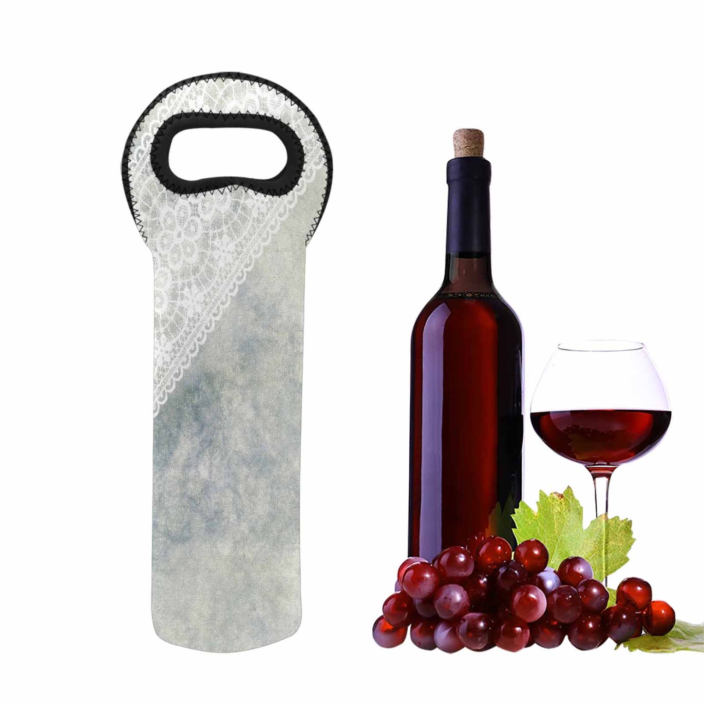 Victorian Lace 1 bottle wine bag, design 36