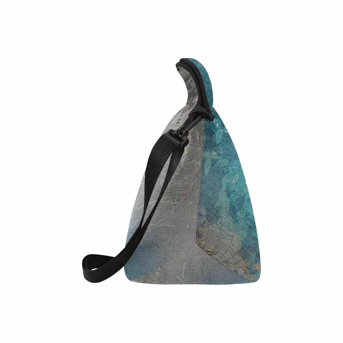 Antique general print, insulated lunch bag, design 17