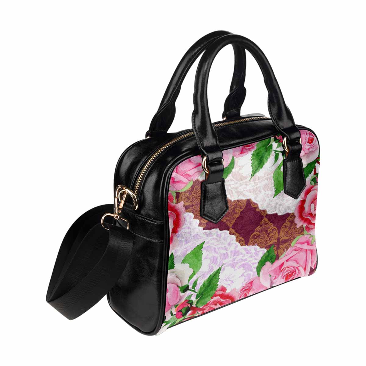 Victorian lace print, cute handbag, Mod 19163453, design 19