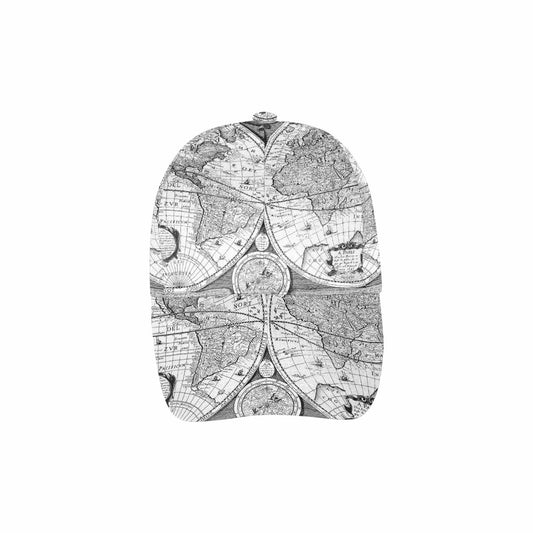 Antique Map design dad cap, trucker hat, Design 29