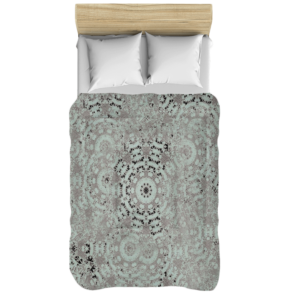 Vintage lace comforter, twin, twin XL, queen or king, Design 51