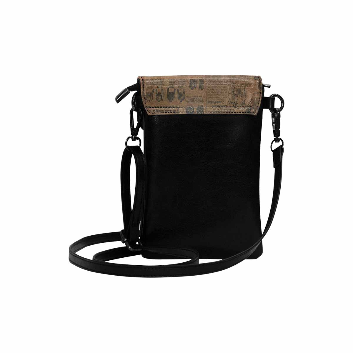 General Victorian cell phone purse, mobile purse, Design 39