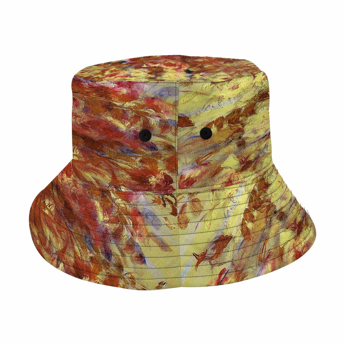 Vintage floral unisex bucket boonie Hat, outdoors hat, Design 11