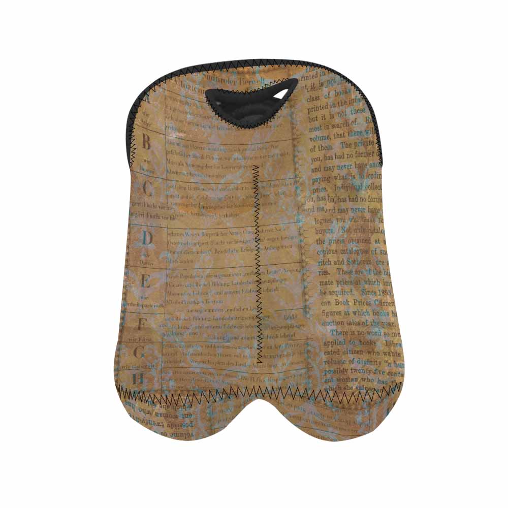 2 Bottle General Victorian wine bag, Design 29