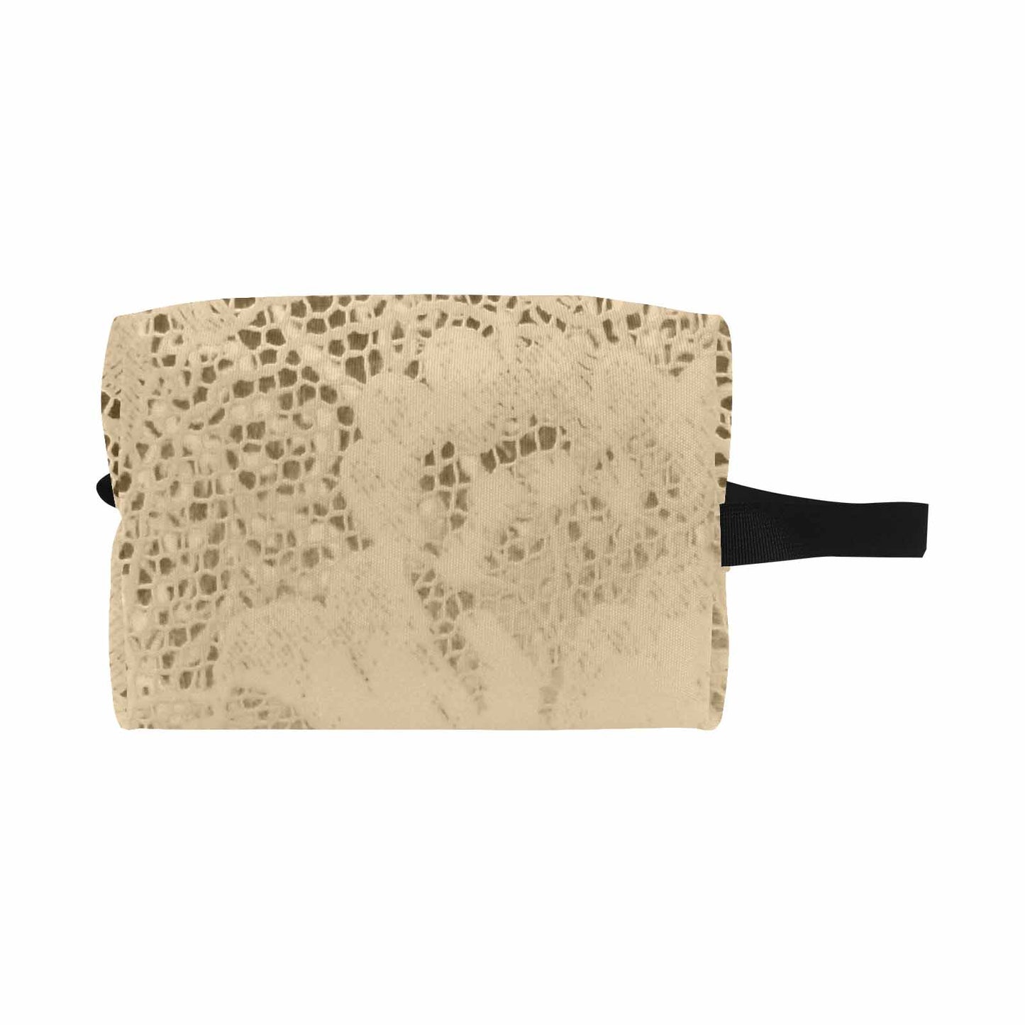 Victorian lace print toiletry comestic bag, design 26