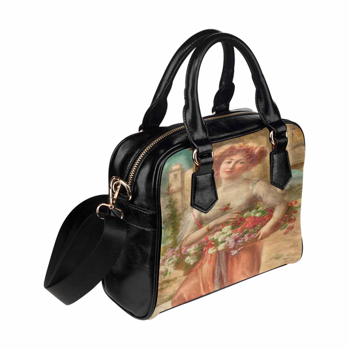 Victorian Lady design handbag, Mod 19163453, Roses