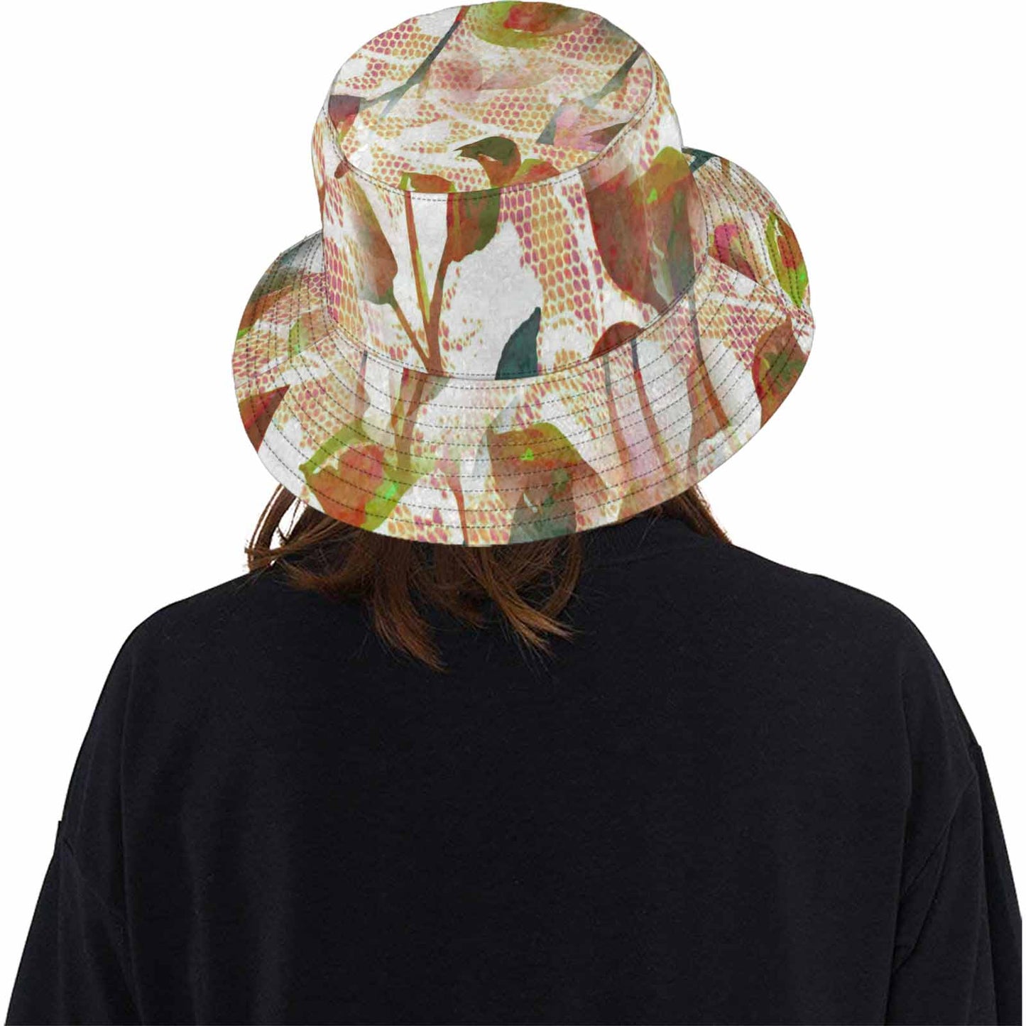 Victorian lace Bucket Hat, outdoors hat, design 52