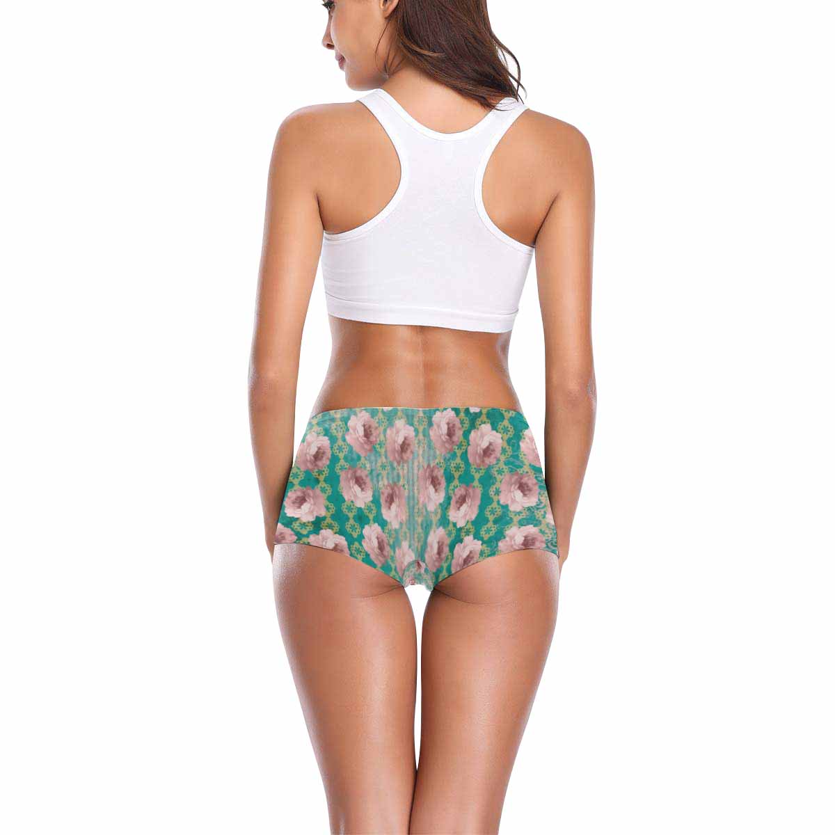 Floral 2, boyshorts, daisy dukes, pum pum shorts, panties, design 70