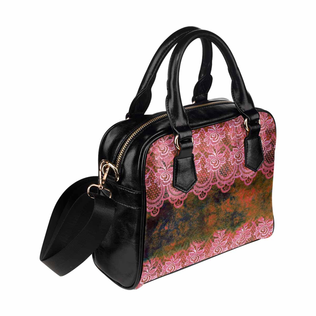 Victorian lace print, cute handbag, Mod 19163453, design 32