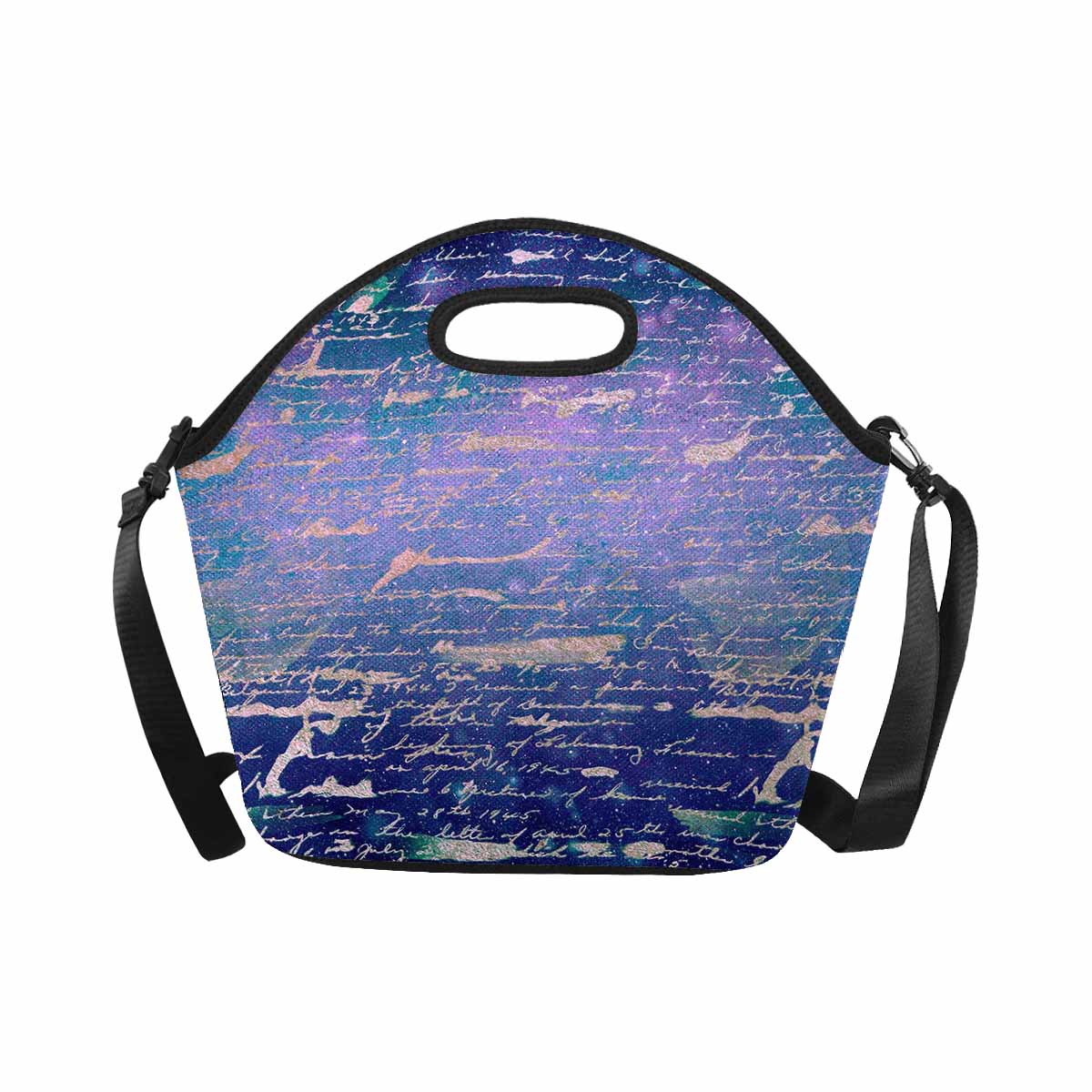 Antique general print, insulated lunch bag, design 52