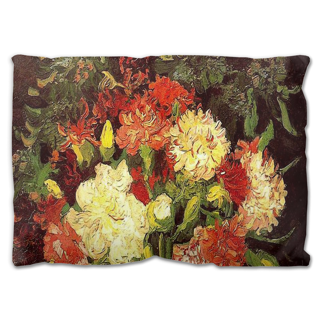 Vintage floral Outdoor Pillows, throw pillow, mildew resistance, various sizes, Design 33