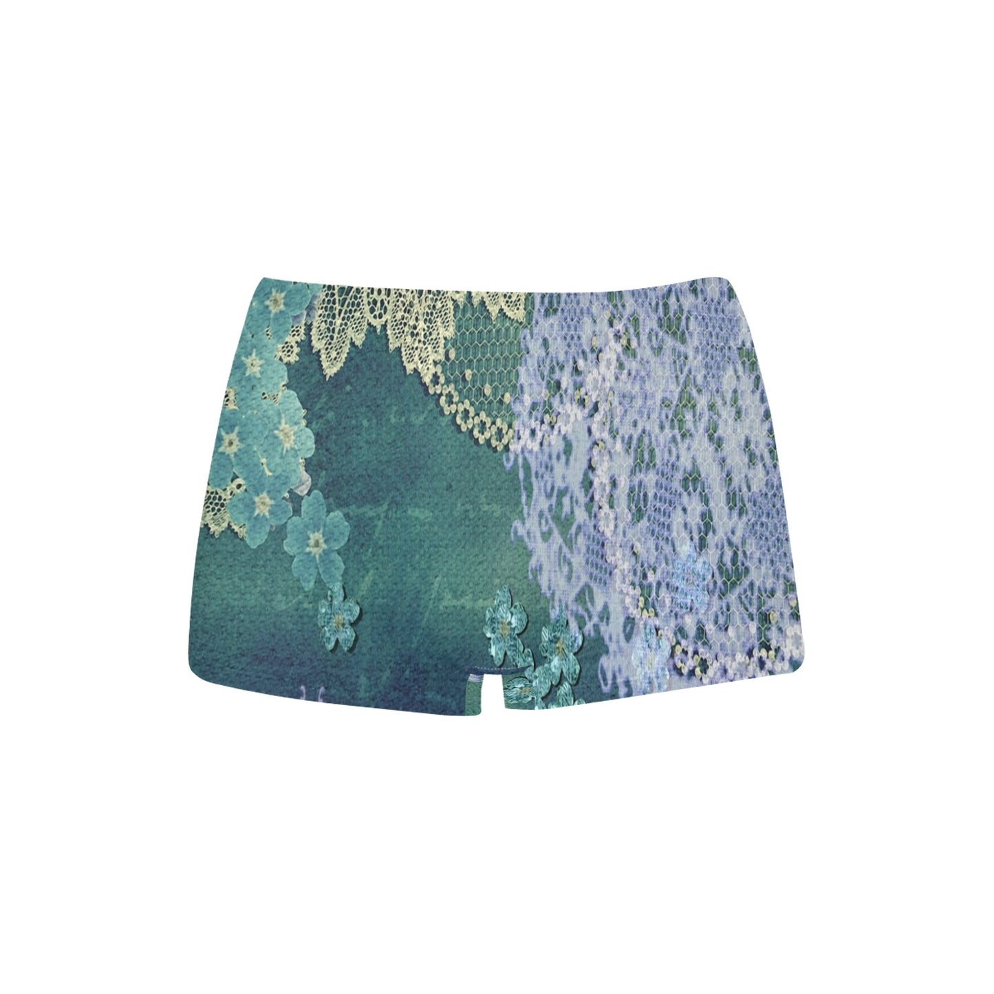 Printed Lace Boyshorts, daisy dukes, pum pum shorts, shortie shorts , design 05