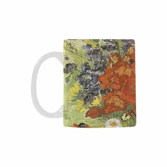 Vintage floral coffee mug or tea cup, Design 56