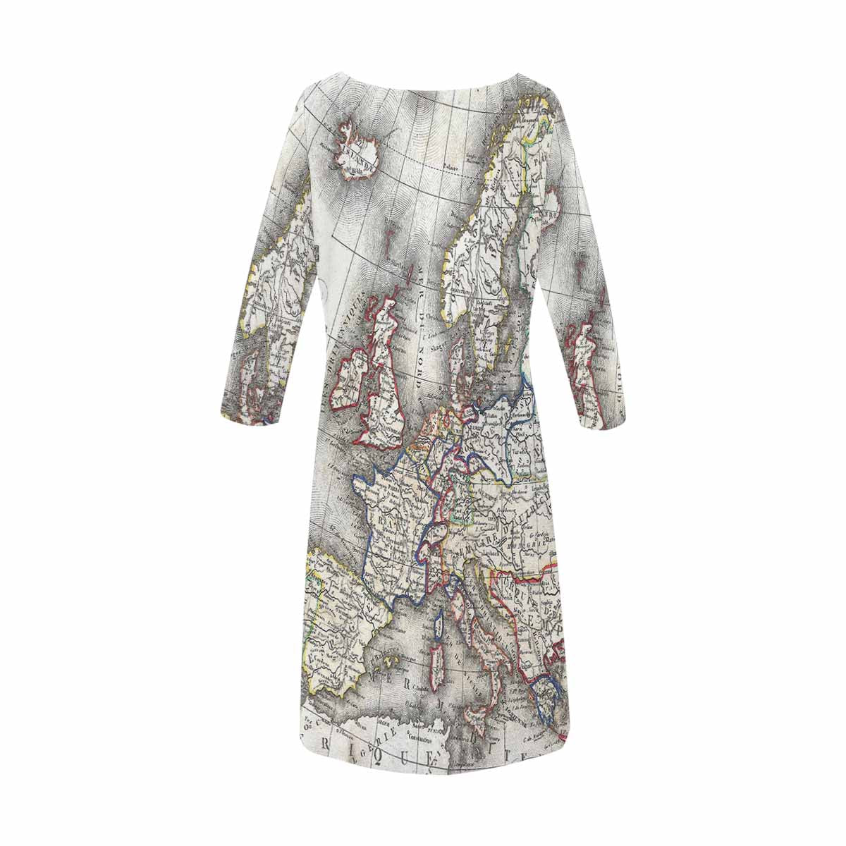 Antique Map loose dress, MODEL 29532, design 30