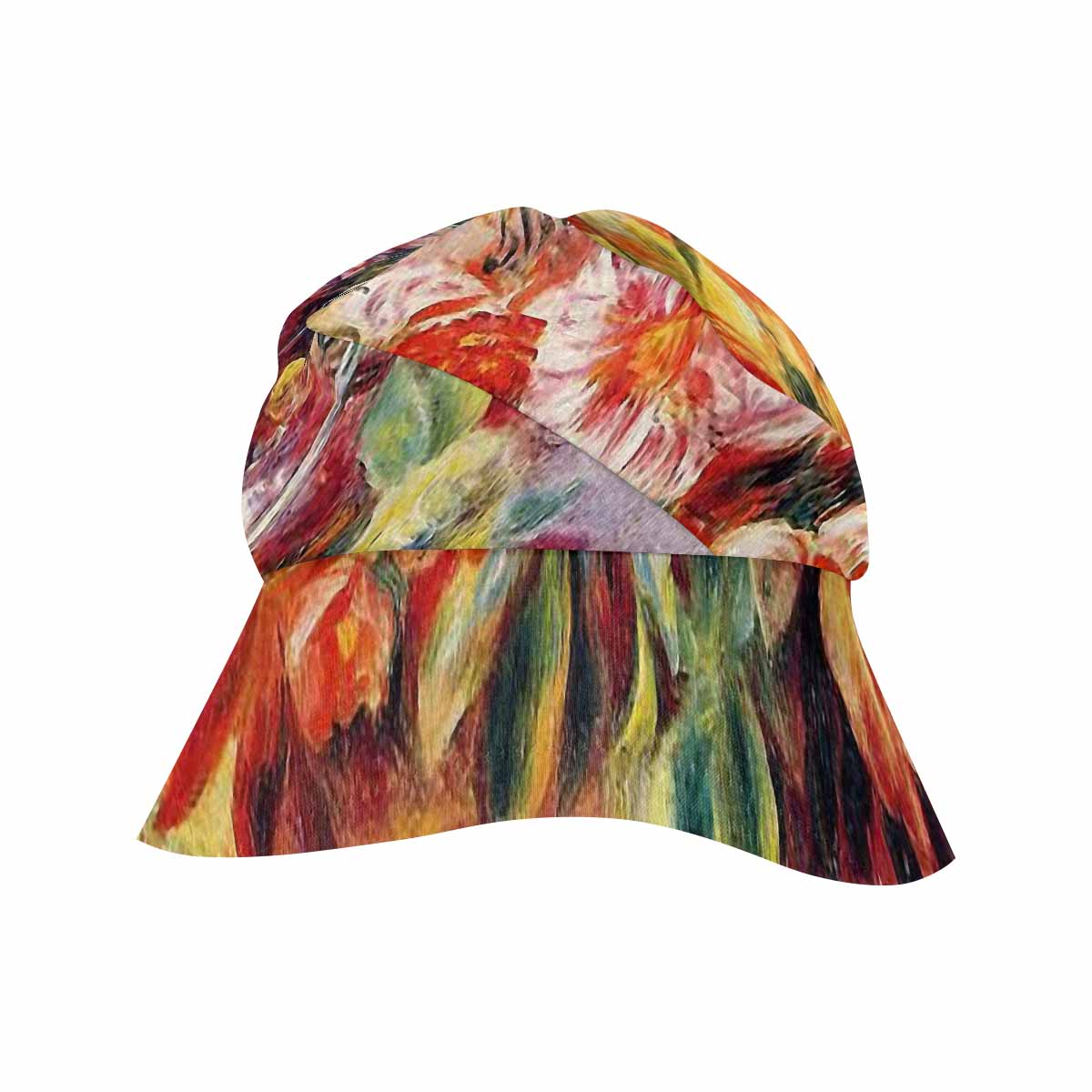 Vintage floral wide brim sunvisor Hat, outdoors hat, Design 19