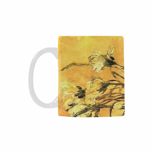 Vintage floral coffee mug or tea cup, Design 61