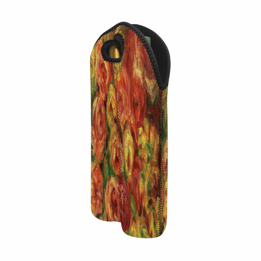 Vintage floral 2 bottle wine bag, Design 18