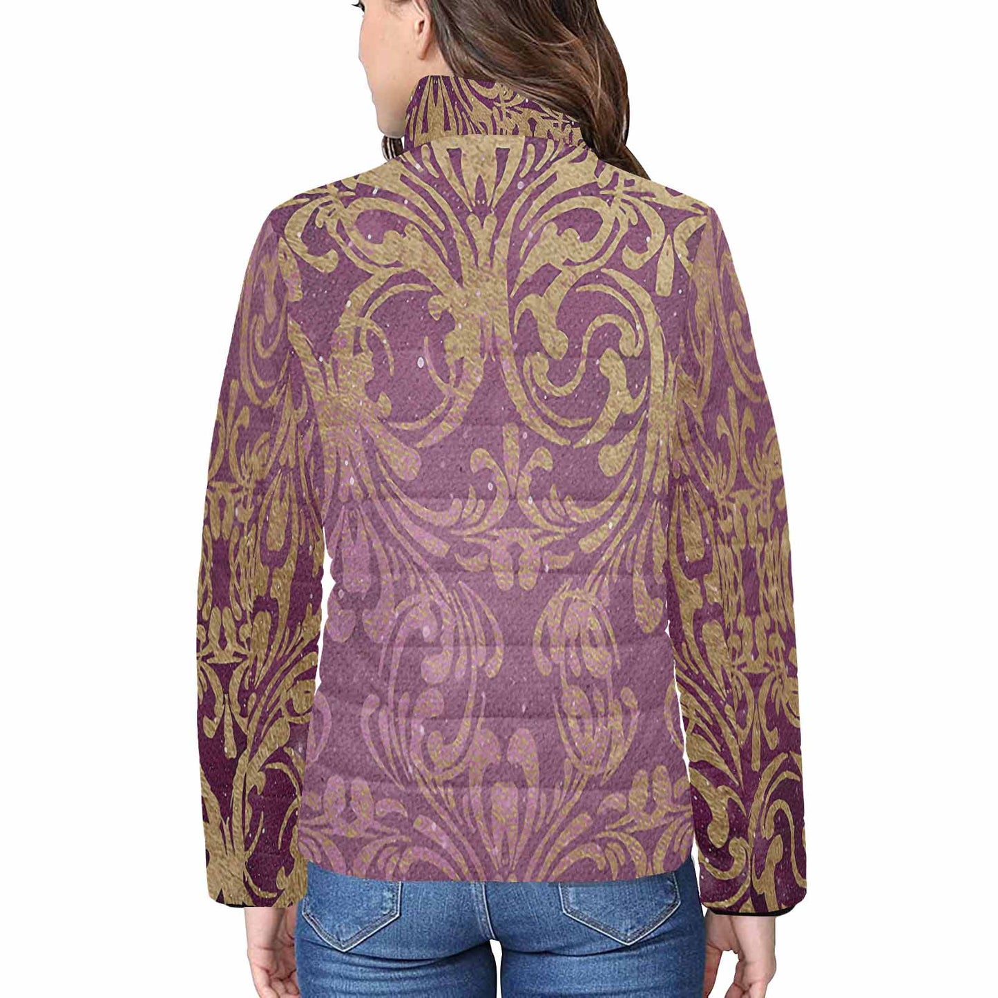 Antique general print quilted jacket, design 42
