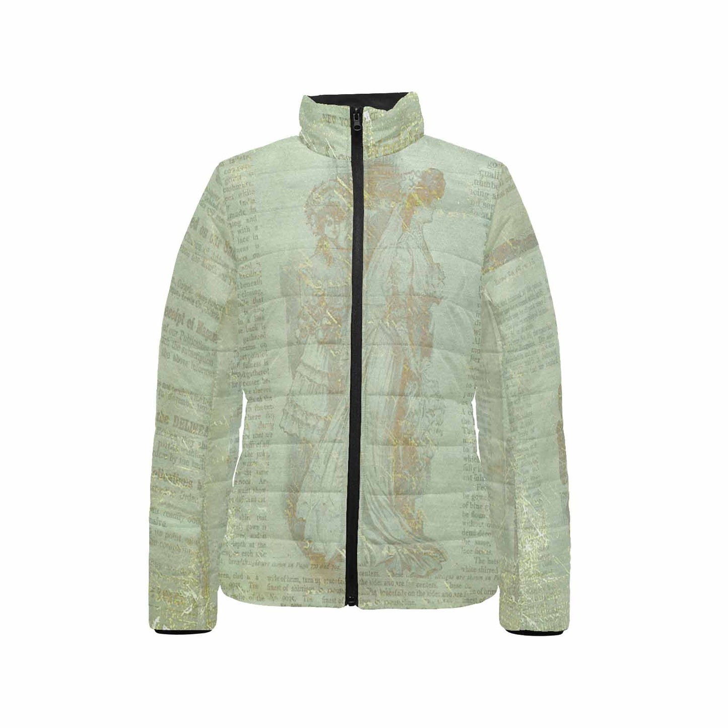 Antique general print quilted jacket, design 38