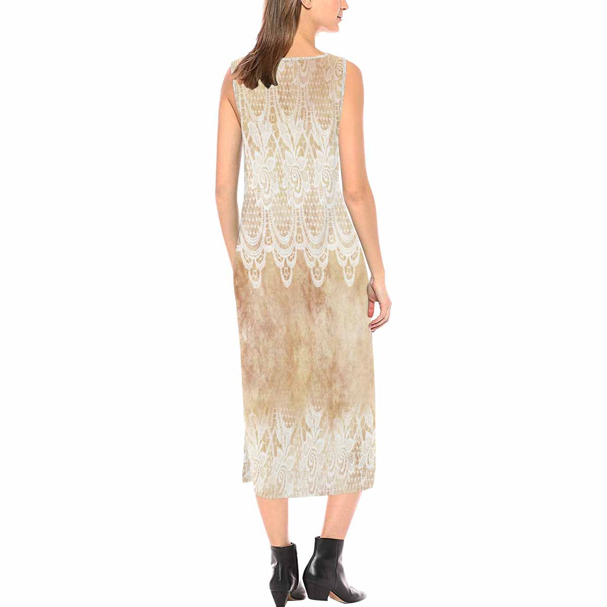 Victorian lace chic long dress, Design 30