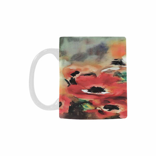 Vintage floral coffee mug or tea cup, Design 14