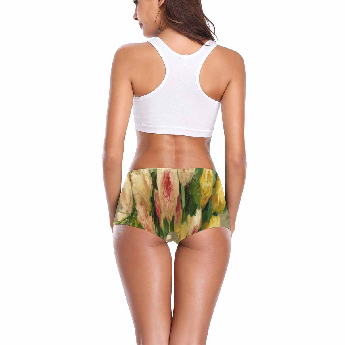 Floral 2, boyshorts, daisy dukes, pum pum shorts, panties, design 63