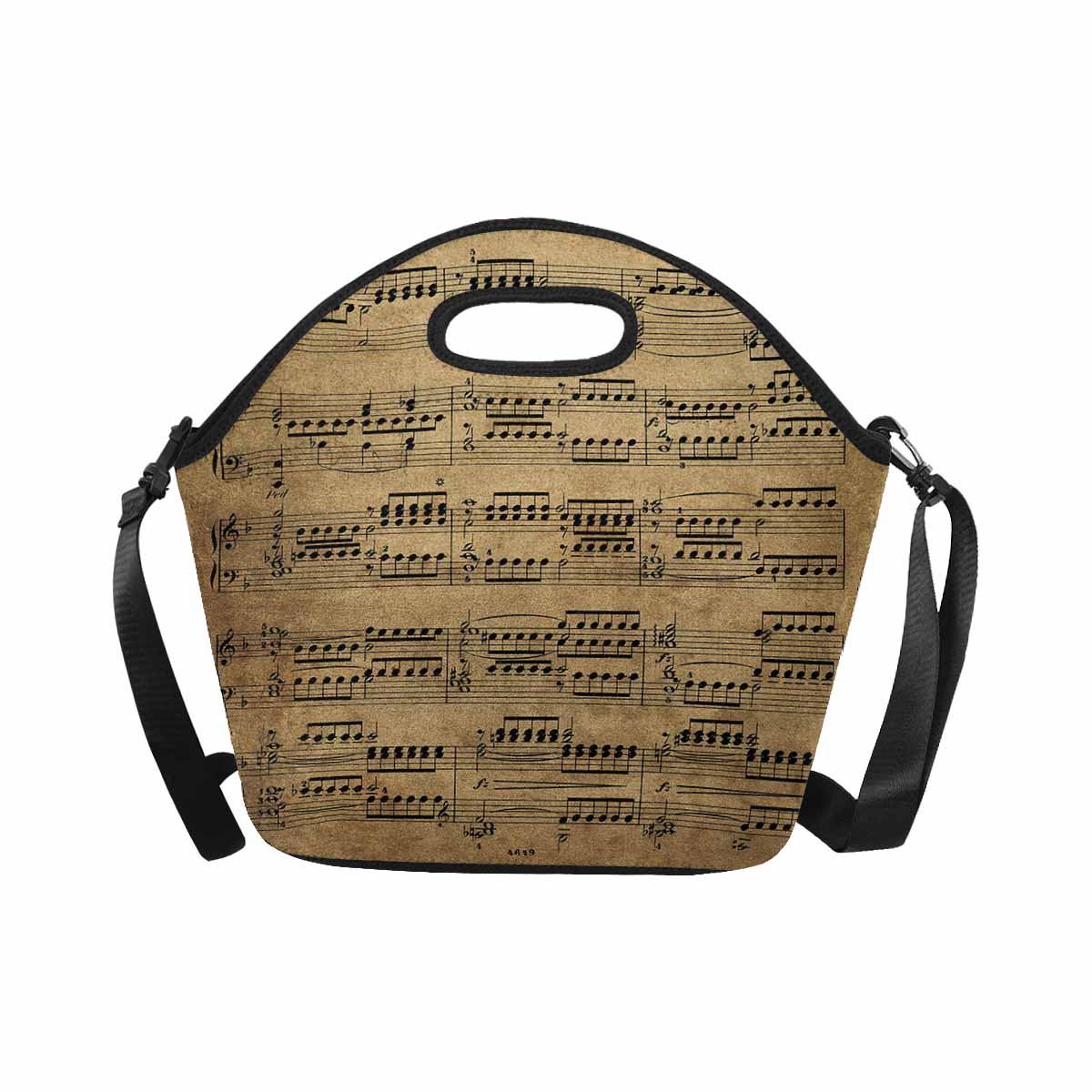 Antique general print, insulated lunch bag, design 59