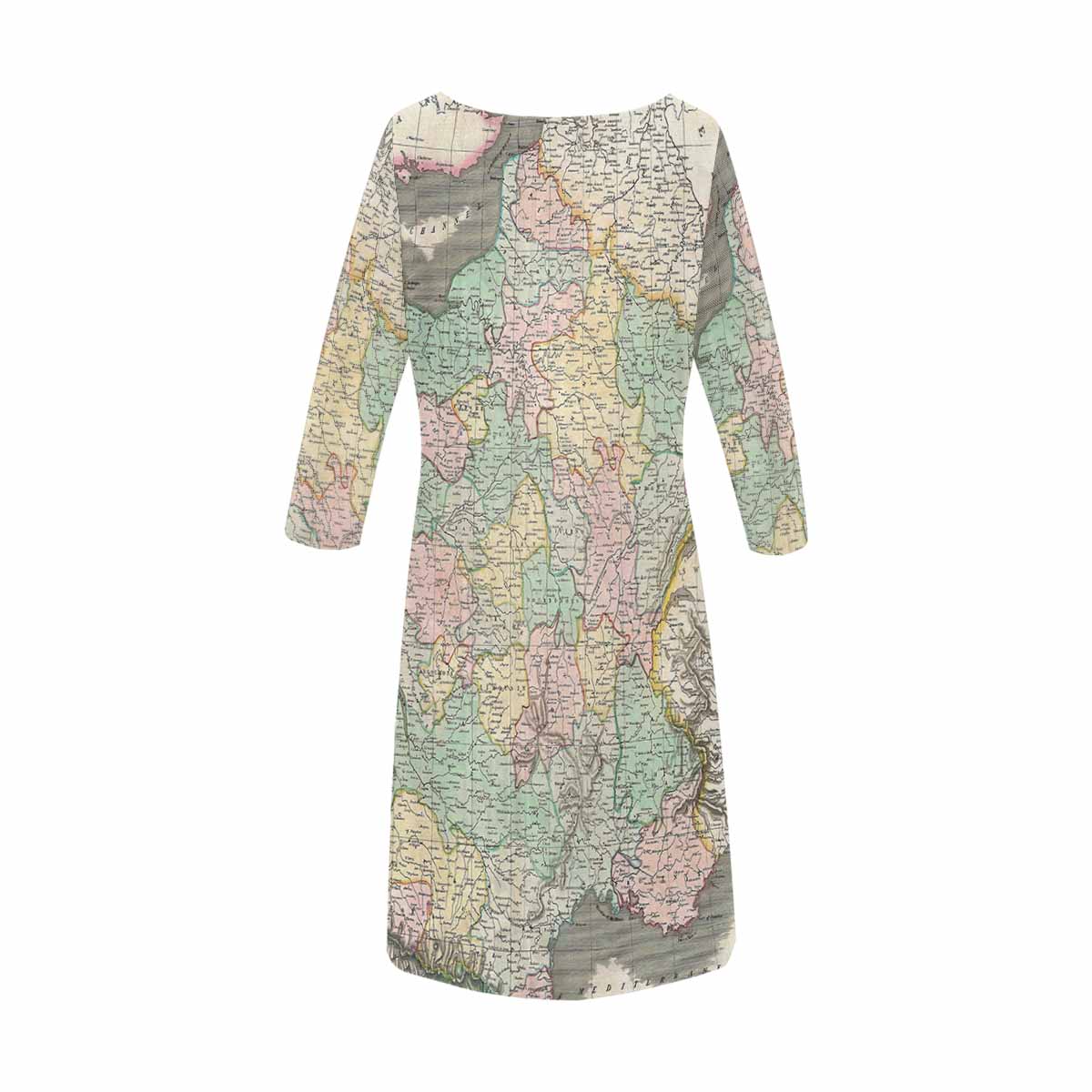 Antique Map loose dress, MODEL 29532, design 33