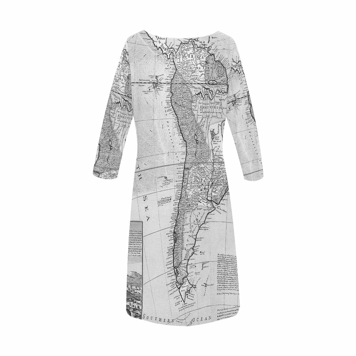 Antique Map loose dress, MODEL 29532, design 32