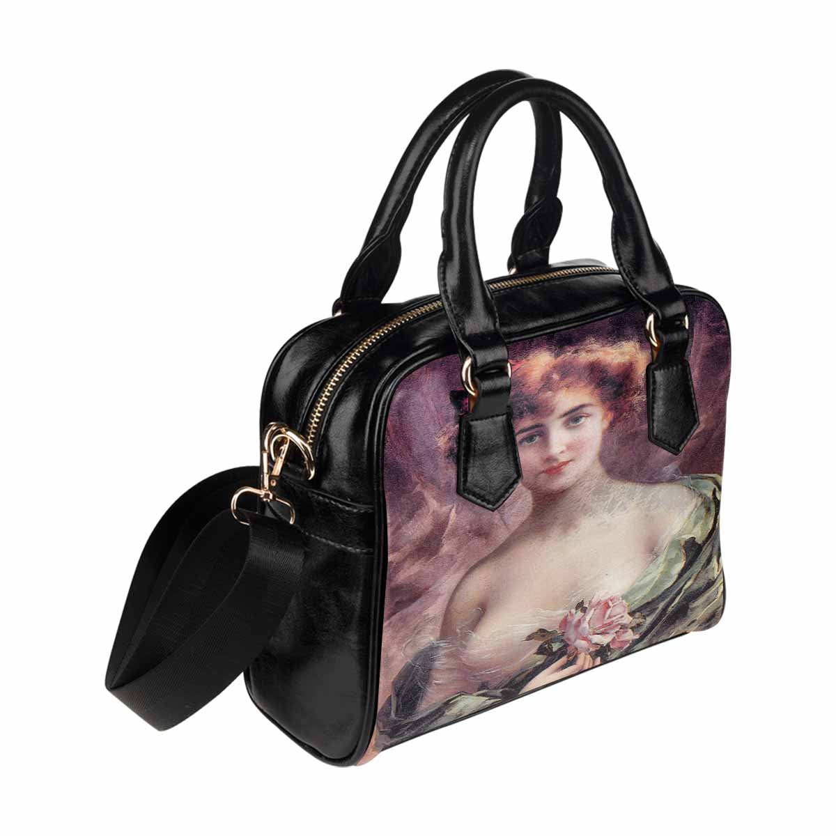 Victorian Lady design handbag, Mod 19163453, The Pink Rose