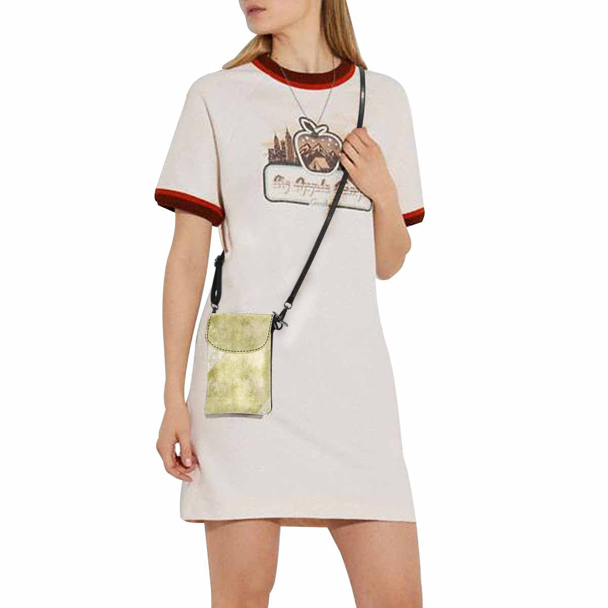 Victorian lace print cell phone purse, mobile purse, Design 43