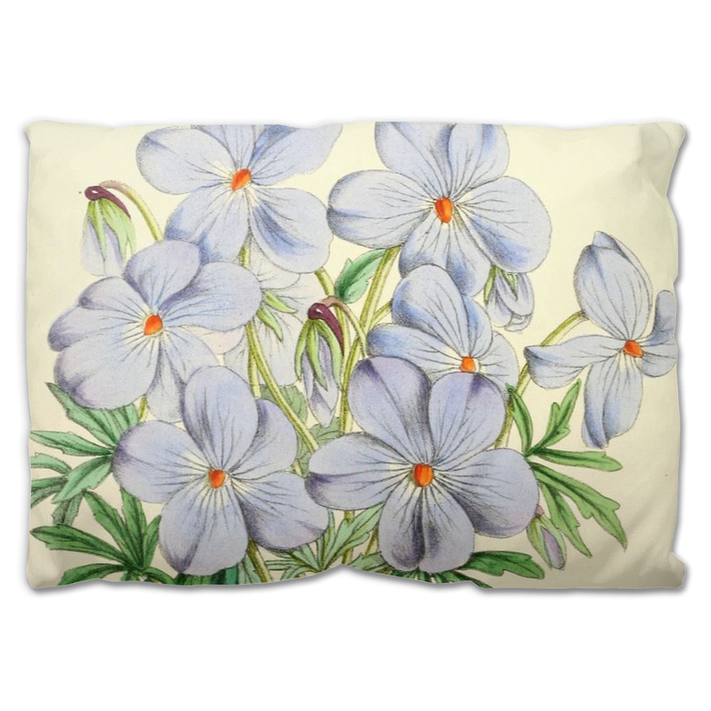 Vintage floral Outdoor Pillows, throw pillow, mildew resistance, various sizes, Design 13