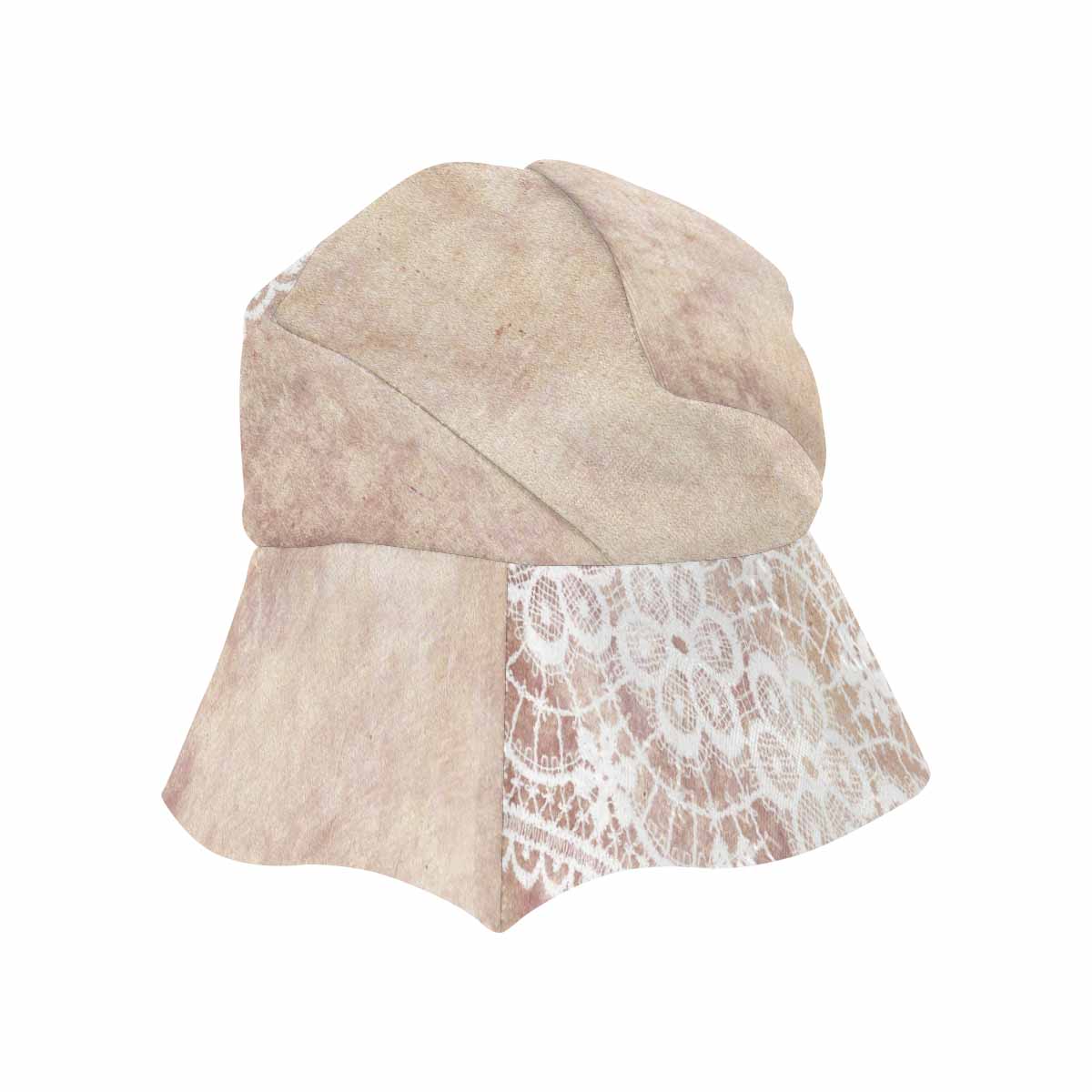 Victorian lace print, wide brim sunvisor Hat, outdoors hat, design 35