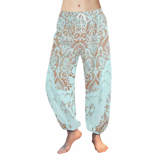 Victorian lace print Haram pants, loose comfy pants design 23