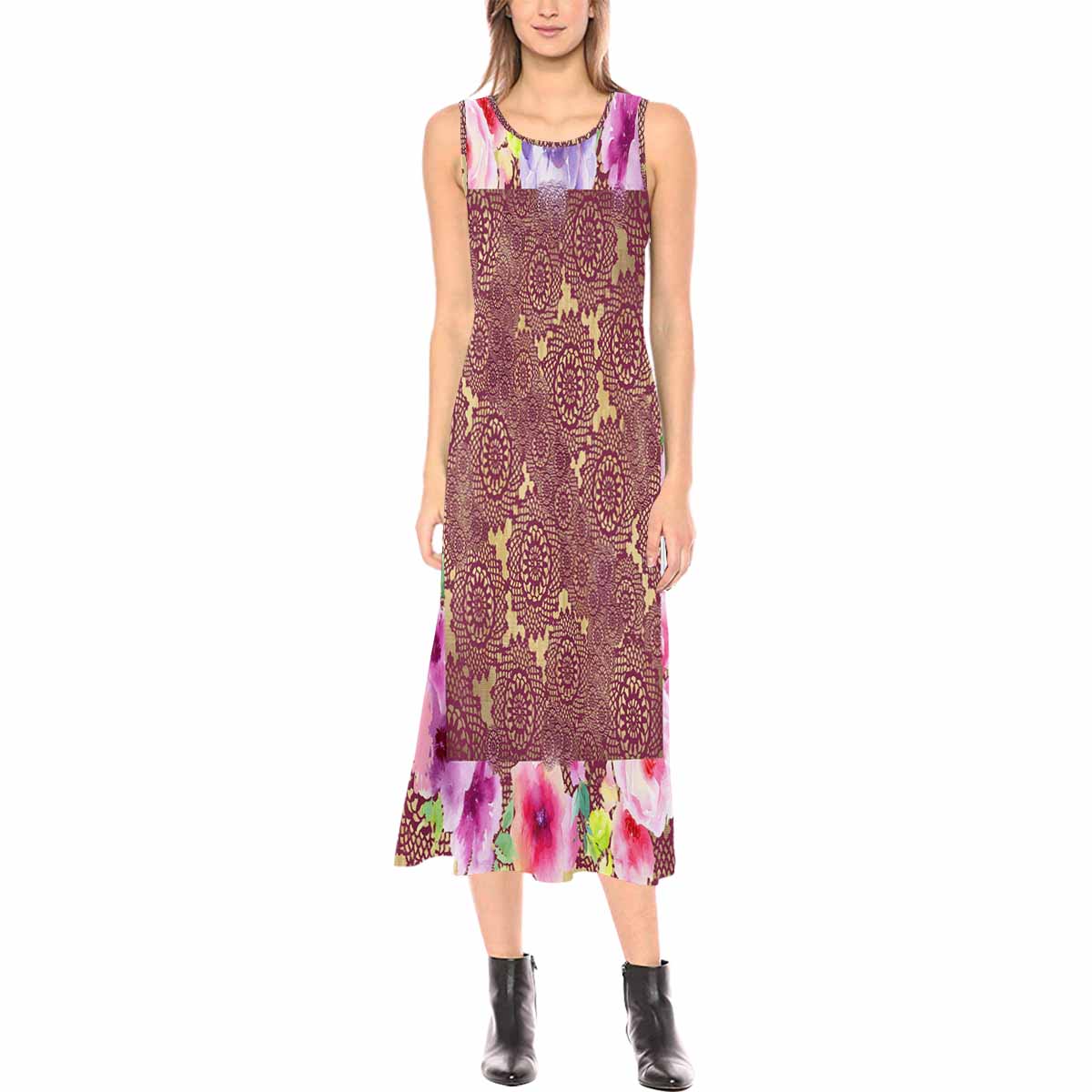 Victorian lace chic long dress, Design 13