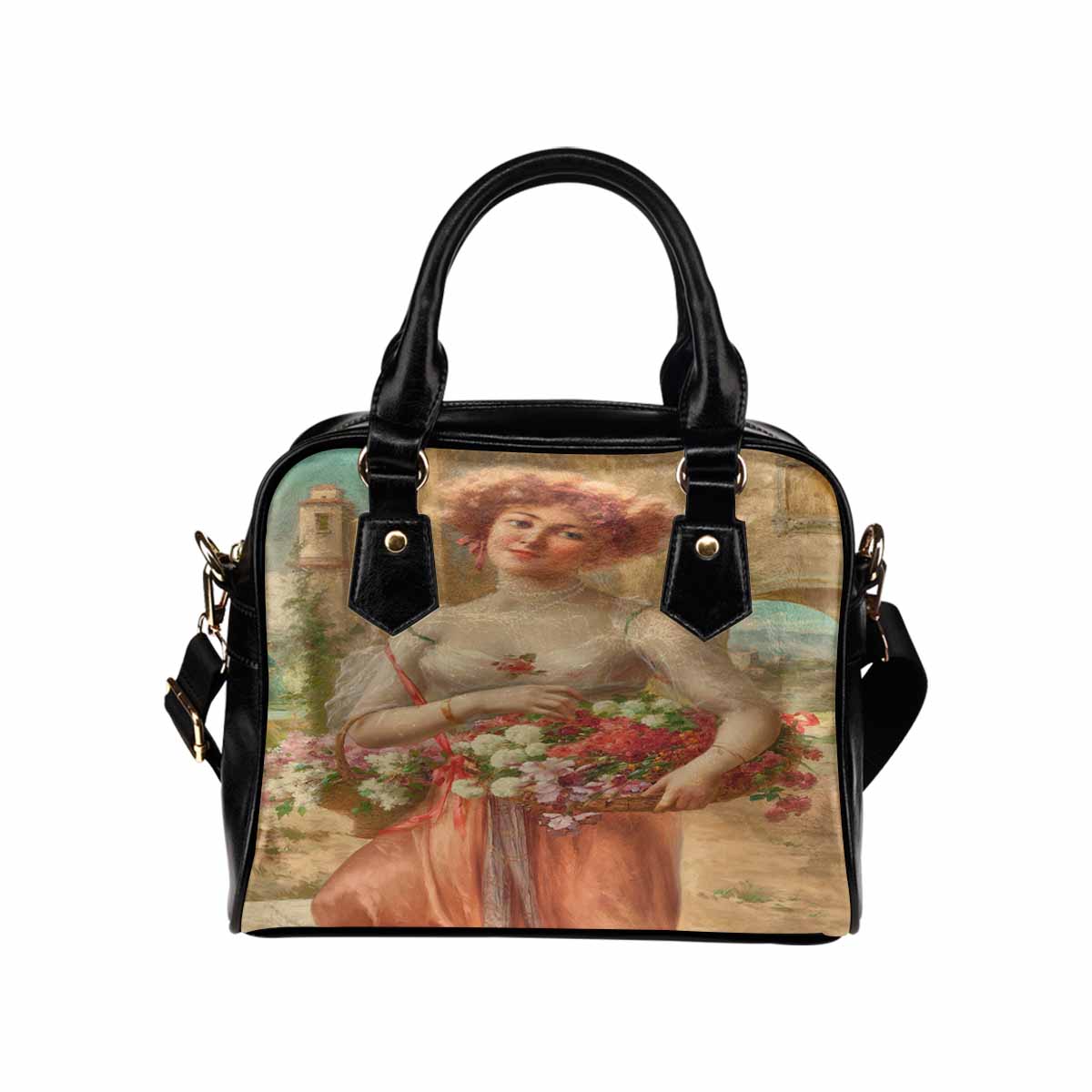 Victorian Lady design handbag, Mod 19163453, Roses