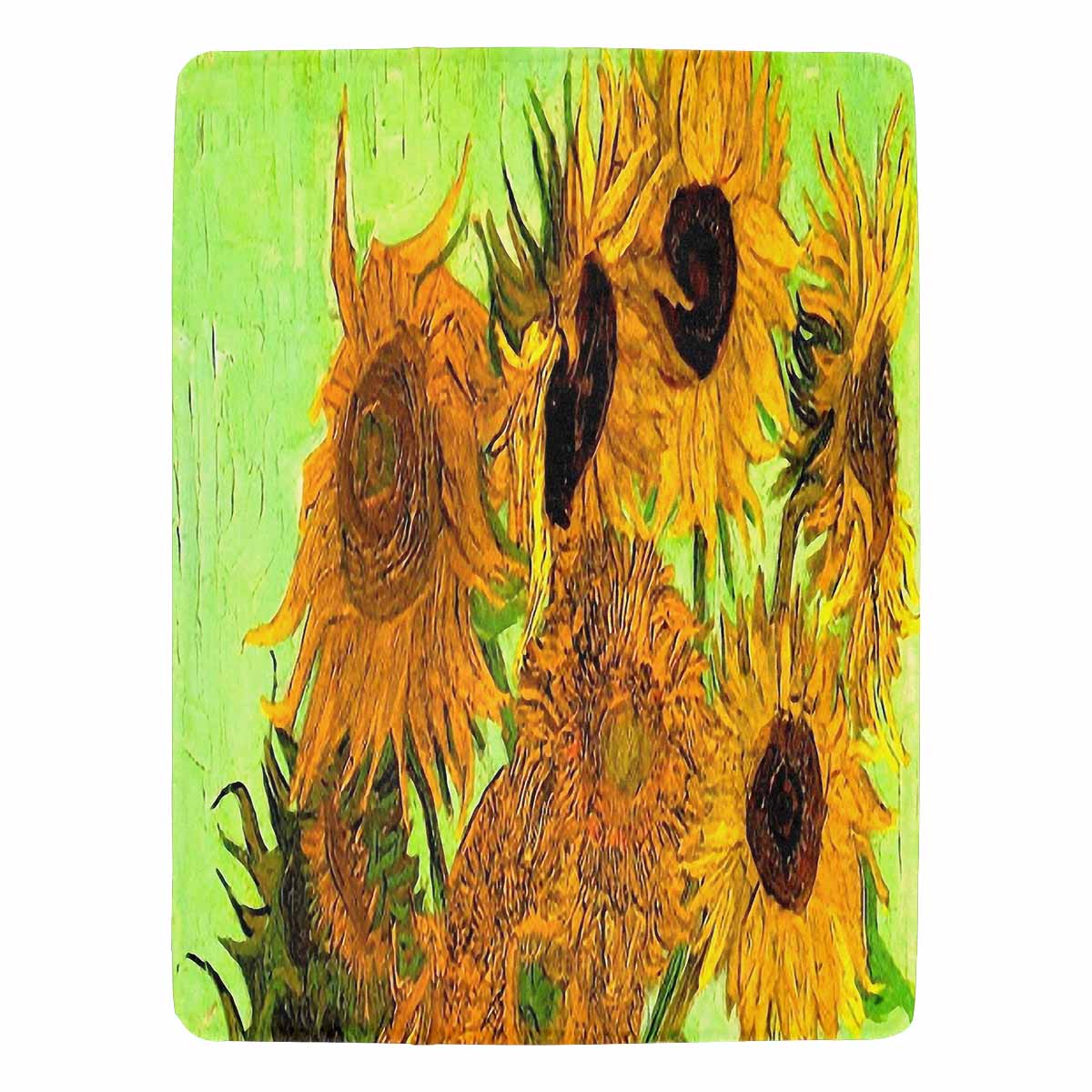 Vintage Floral BLANKET, LARGE 60 in x 80 in, Design 48 C50