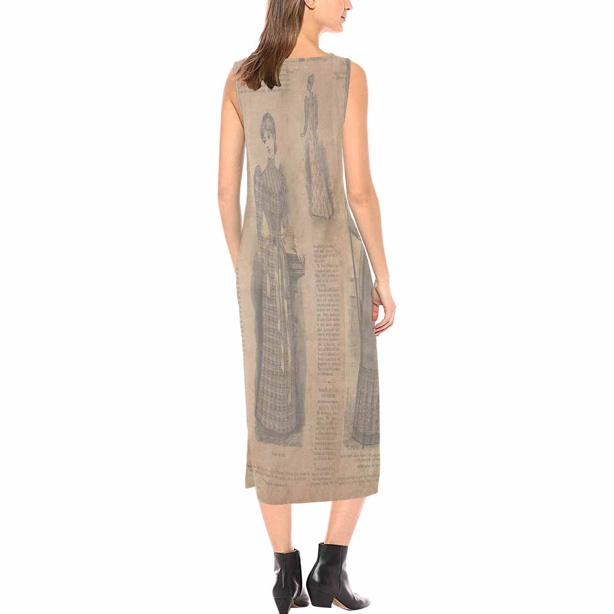 Antique General long chic dress, MODEL 09538, design 35