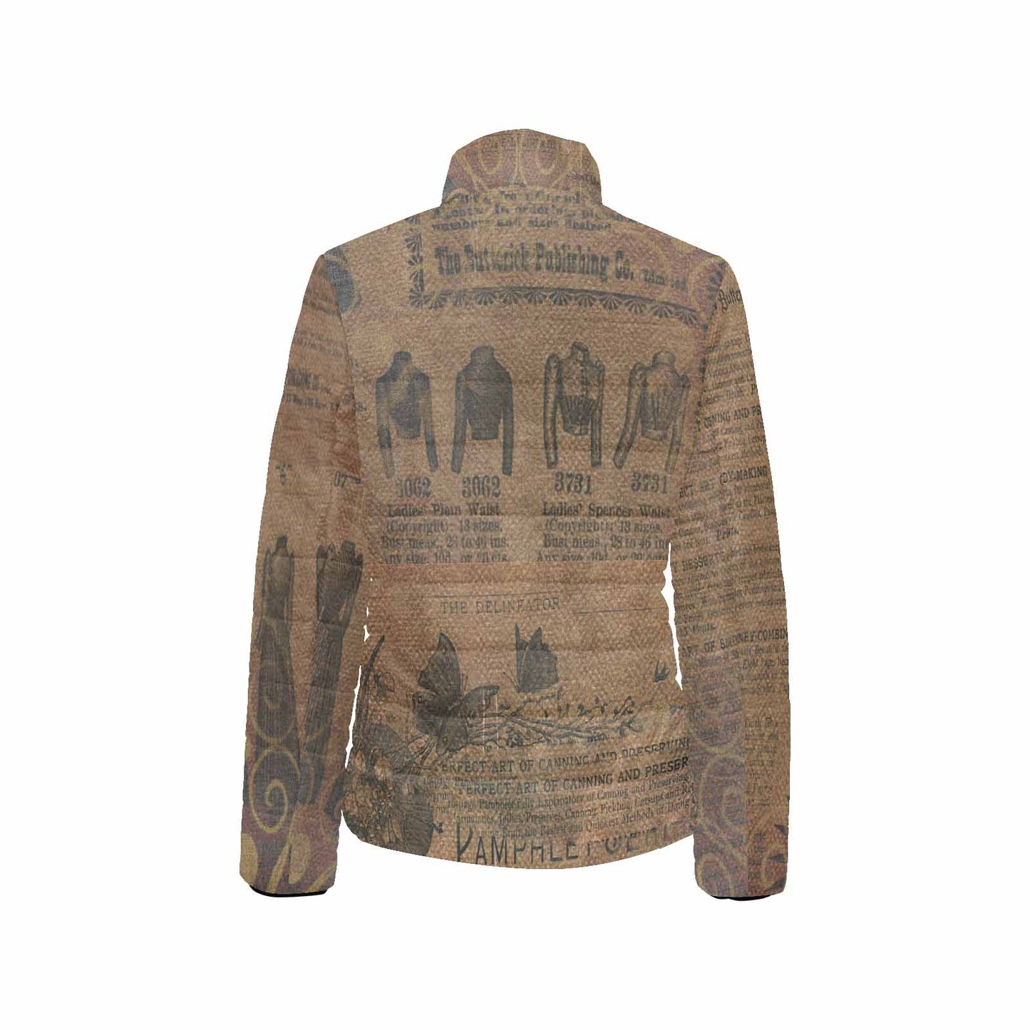 Antique general print quilted jacket, design 39
