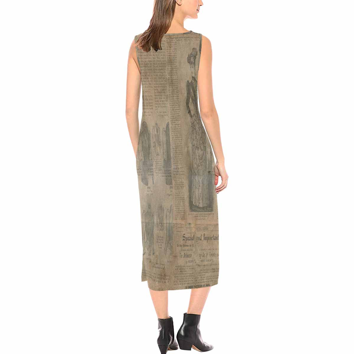 Antique General long chic dress, MODEL 09538, design 36