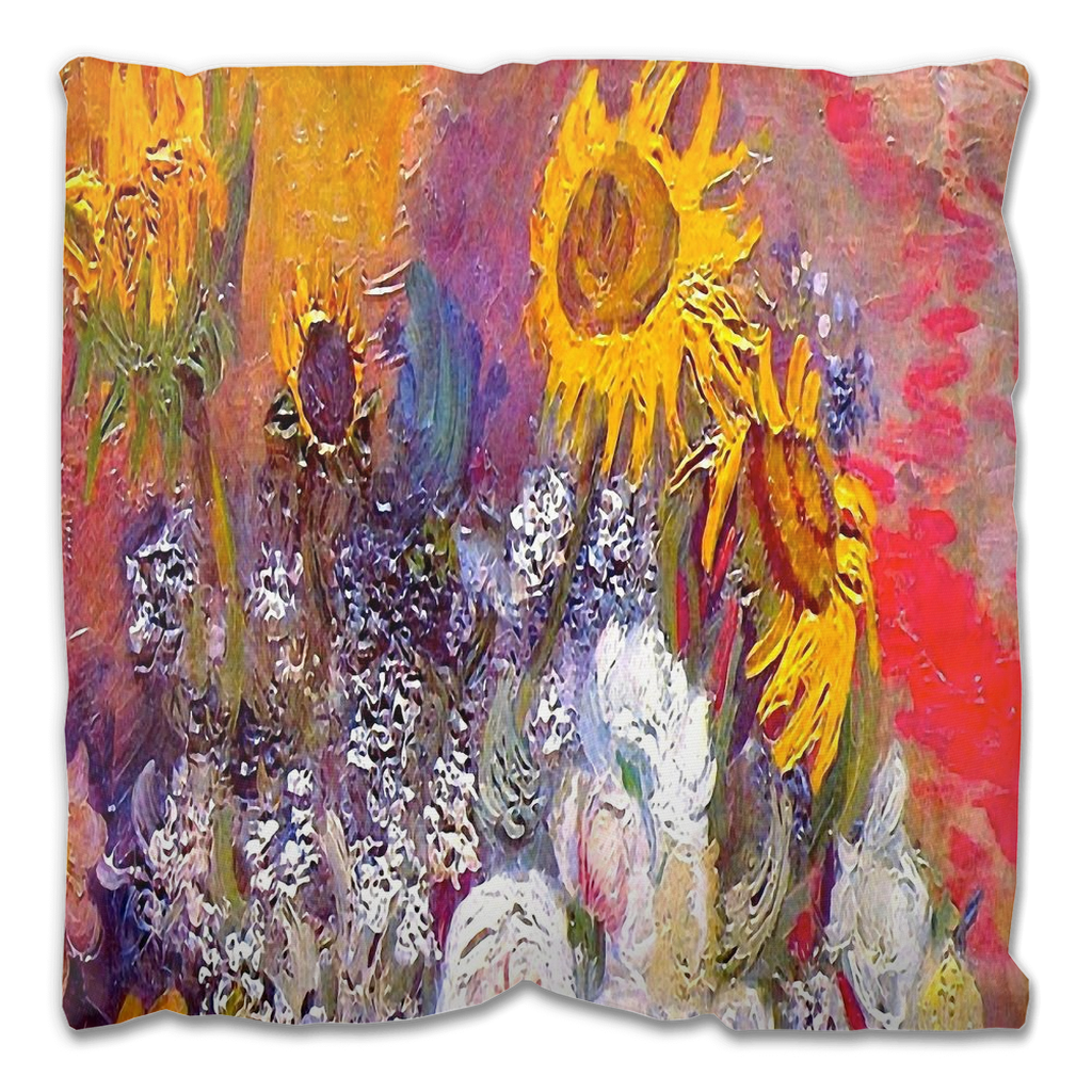 Vintage floral Outdoor Pillows, throw pillow, mildew resistance, various sizes, Design 54