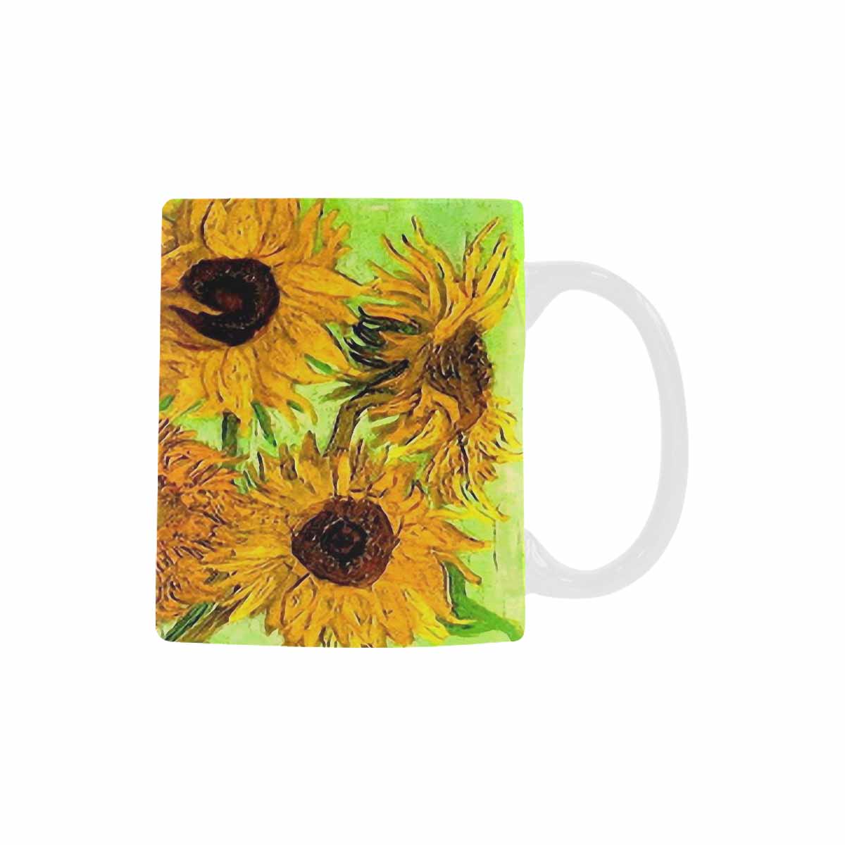 Vintage floral coffee mug or tea cup, Design 48
