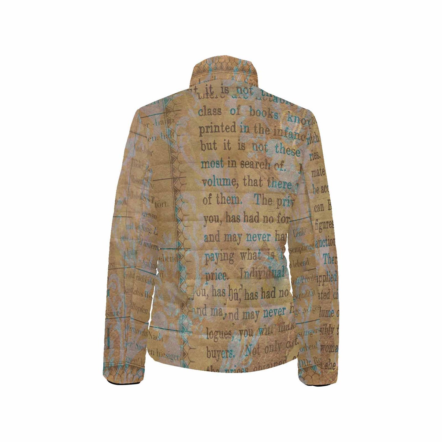 Antique general print quilted jacket, design 29