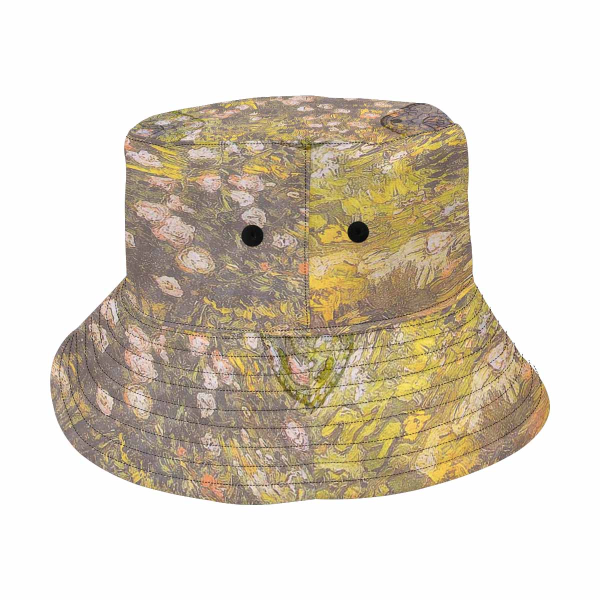 Vintage floral unisex bucket boonie Hat, outdoors hat, Design 05x
