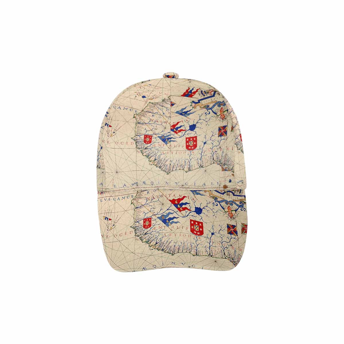 Antique Map design dad cap, trucker hat, Design 45