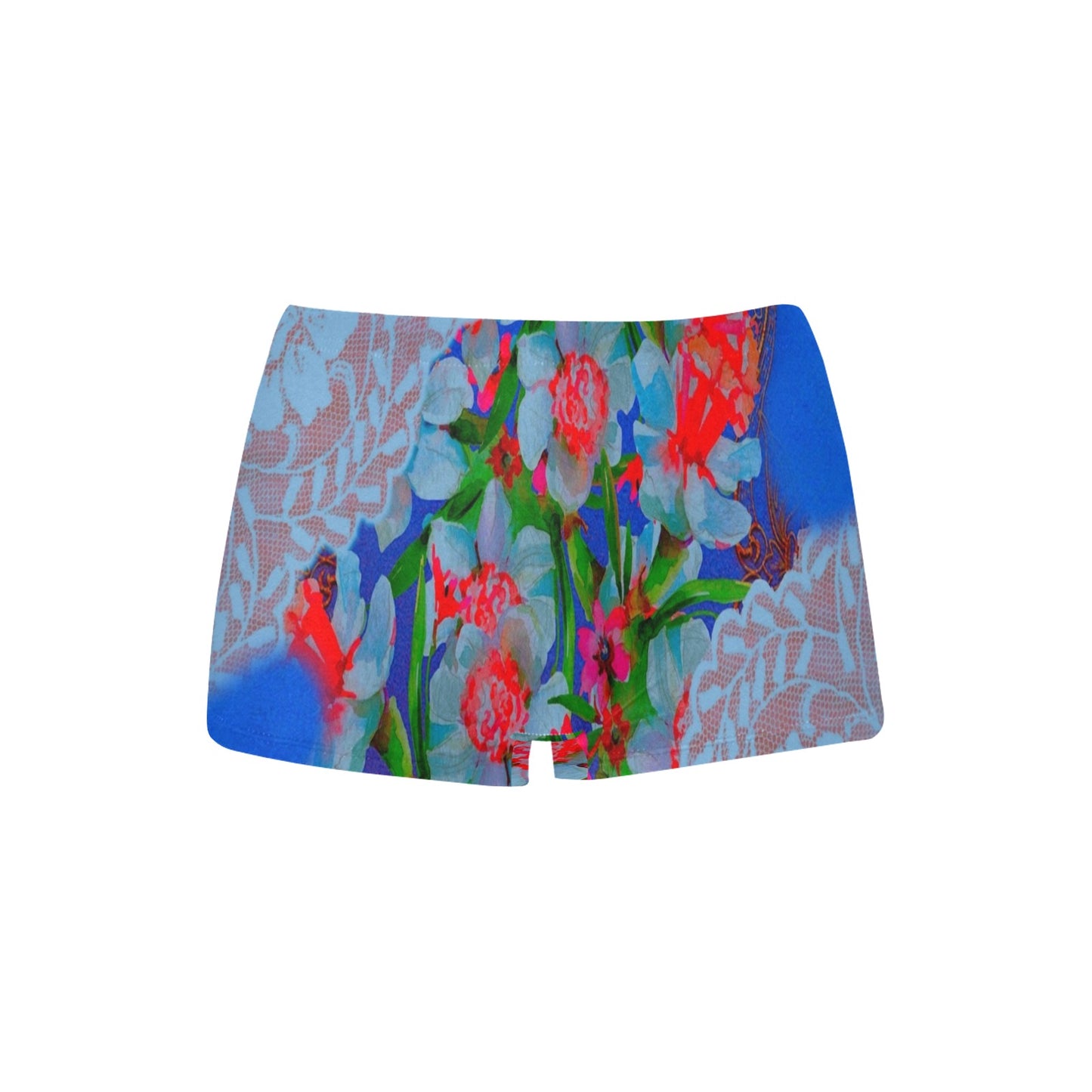 Printed Lace Boyshorts, daisy dukes, pum pum shorts, shortie shorts , design 46