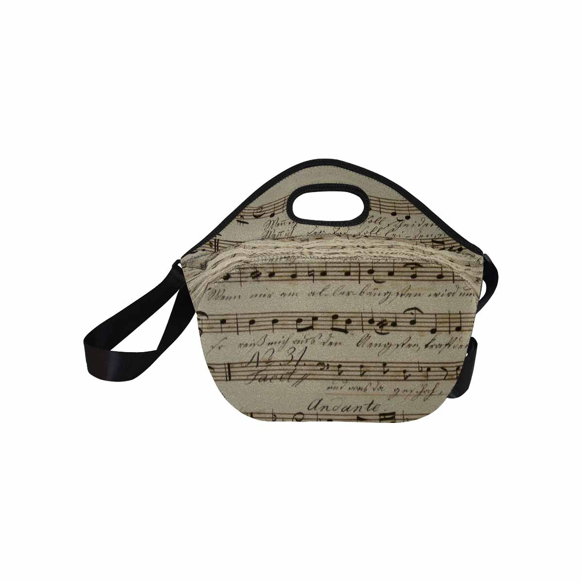 Antique general print, insulated lunch bag, design 20