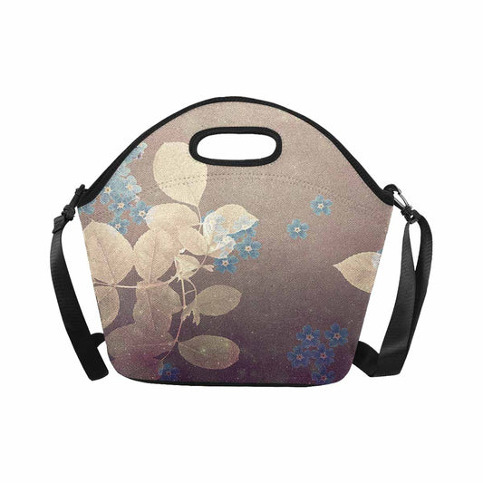 Antique general print, insulated lunch bag, design 48