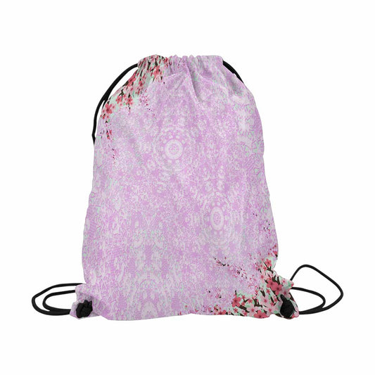 Victorian lace DRAWSTRING BAG, LARGE, design 09